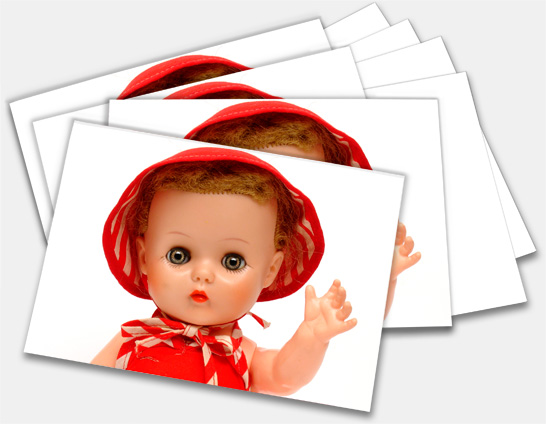 Note cards, greeting cards featuring Ruthie and other classic antique and collectible dolls at http://www.collectornet.net/cards/dolls/