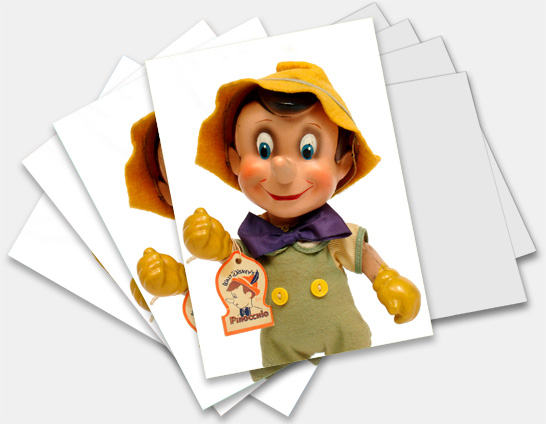 Note Cards, Greeting Cards featuring vintage antique Walt Disney Pinocchio