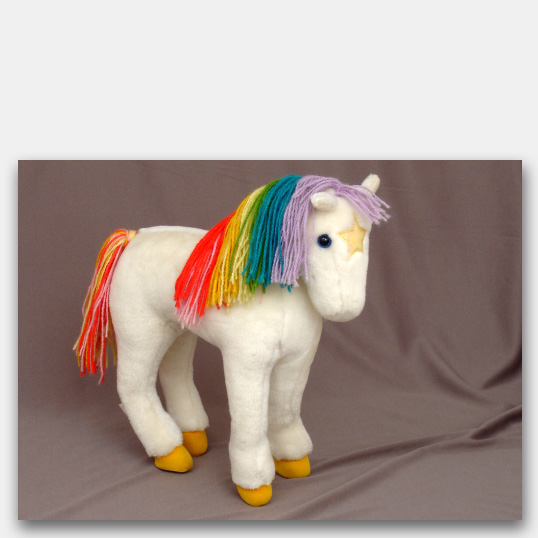Note Cards, Greeting Cards featuring vintage antique toys Rainbow Brite horse