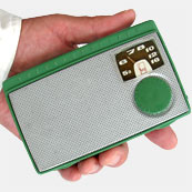 Sony TR-55 vintage transistor radio at www.collectornet.net/radio/pocket