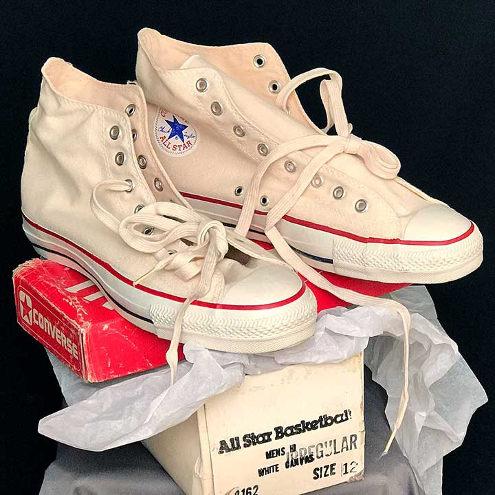 Vintage American-made Converse All Star Chuck Taylor shoes for sale at http://www.collectornet.net/shoes